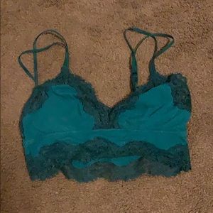 Green Lace Aerie Bralette